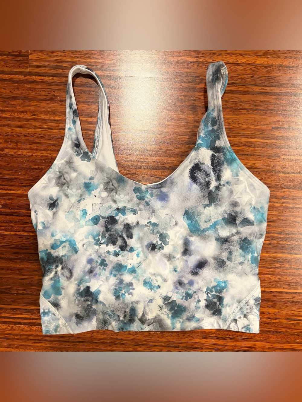 Lululemon Align Tank Top Size 4 Nulu Cropped Tank Kaleidofloral Multi